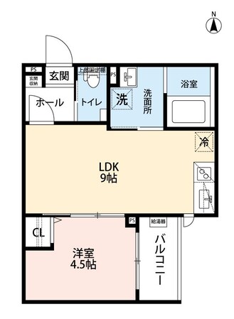 パロス瓢箪山ラドスールの物件間取画像